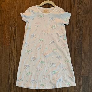 NWT! The Beaufort Bonnet Company White Polly Play Bow Print Dress